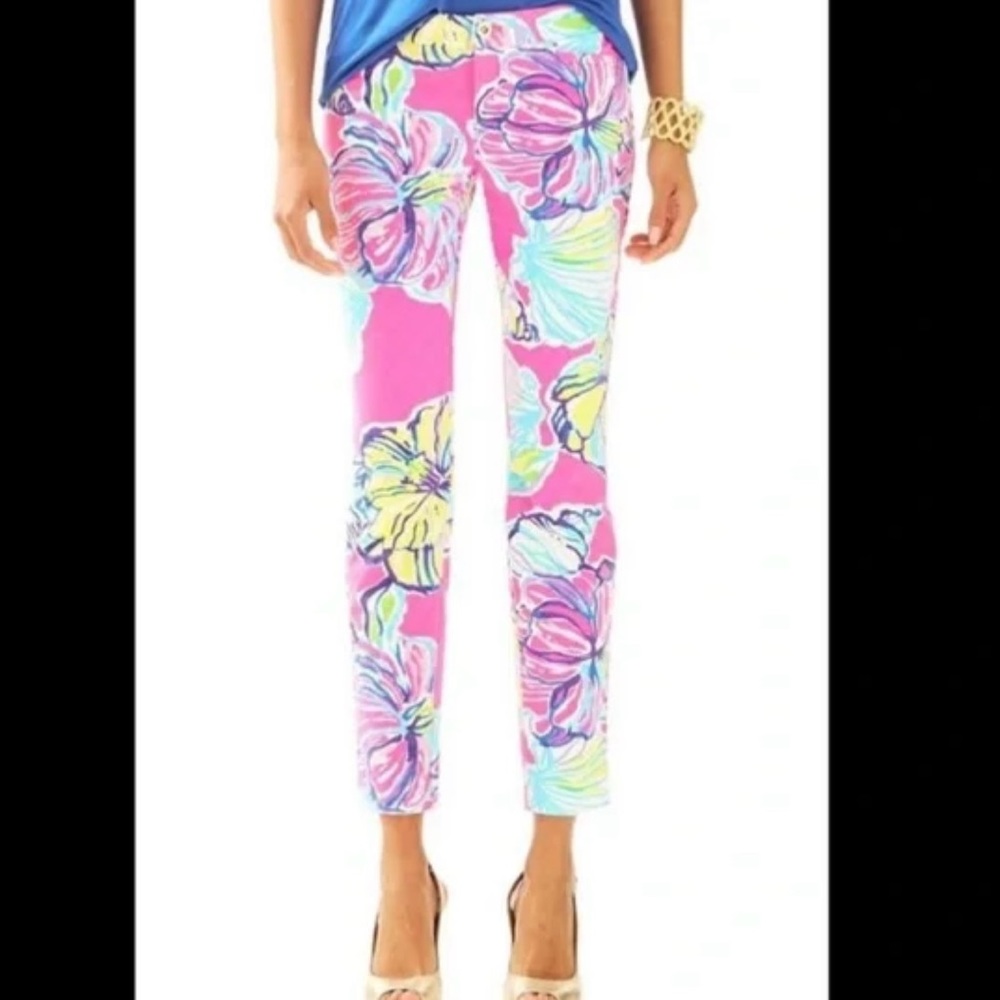 NWT Lilly Pulitzer Kelly Skinny Ankle Pants Size 10